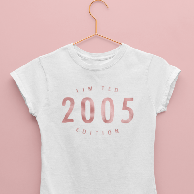 T-shirt - Ano de Nascimento 2005 Limited Edition