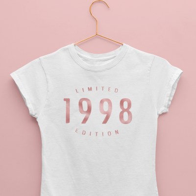 T-shirt - Ano de Nascimento 1998 Limited Edition