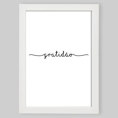Moldura "gratidão"