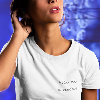 T-shirt Atituide - "ó vai-me à venda"
