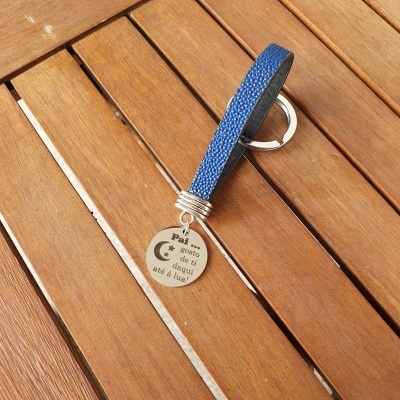 Porta-Chaves "Gosto de Ti daqui até à Lua"