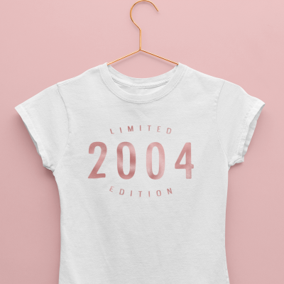 T-shirt - Ano de Nascimento 2004 Limited Edition