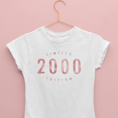 T-shirt - Ano de Nascimento 2000 Limited Edition