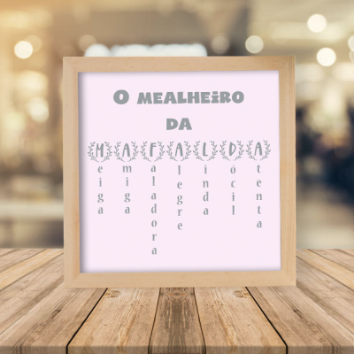 Mealheiro "Nome Rosa" - Personalizável
