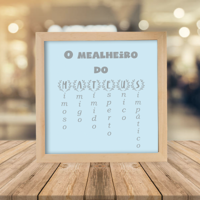 Mealheiro "Nome Azul" - Personalizável