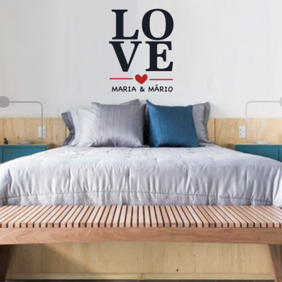 Vinil Decorativo "LOVE" - Personalizável