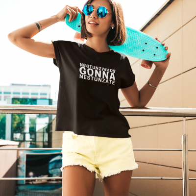 T-shirt PEARLS Preta - "Nestunzinhos"