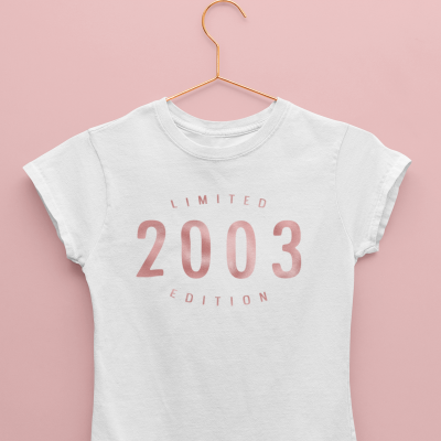 T-shirt - Ano de Nascimento 2003 Limited Edition