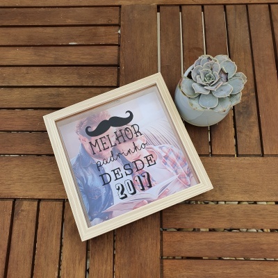 Mealheiro "Melhor Padrinho desde" - Personalizável