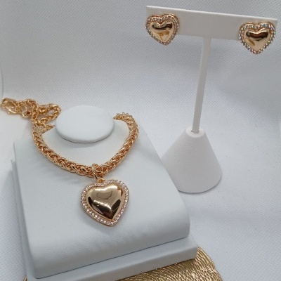 Conjunto coração orgânico