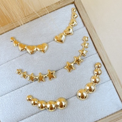 Brinco Earcuf Estrelas/Corações