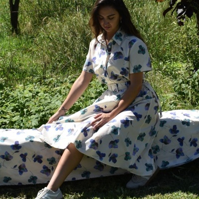 VESTIDO CAMISEIRO POPELINE