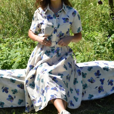 VESTIDO CAMISEIRO POPELINE