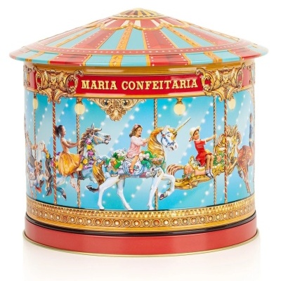 Lata de Música com Bolachas - Carrossel