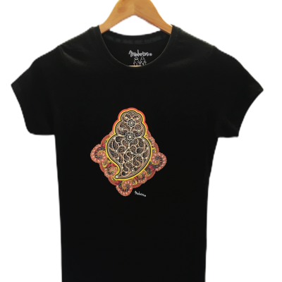 Tshirt Coração de Filigrana com Lenço