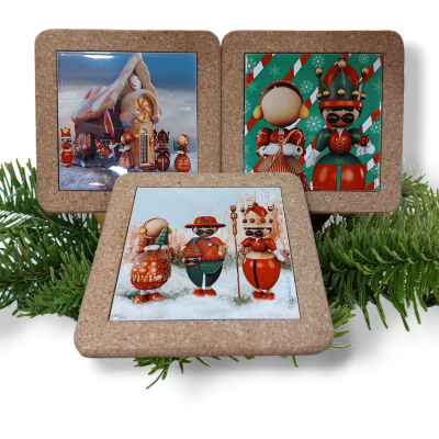 Base de mesa com Azulejo