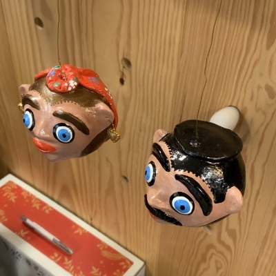 Bola de Natal Cabeçudos