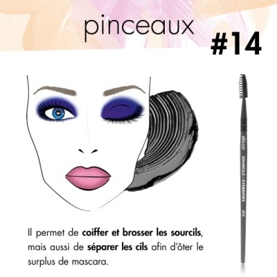 PINCEL N°14 SOBRANCELHA