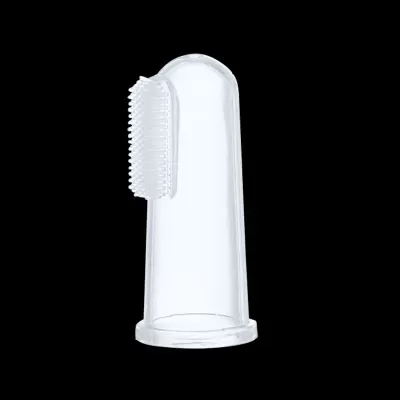 Dedeira/escova de dentes para dedo de silicone