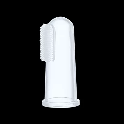 Dedeira/escova de dentes para dedo de silicone