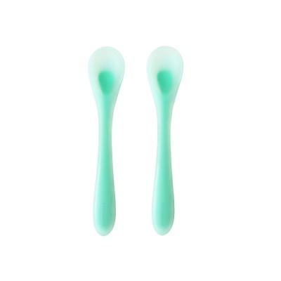 Colheres de silicone (azul), pack de 2