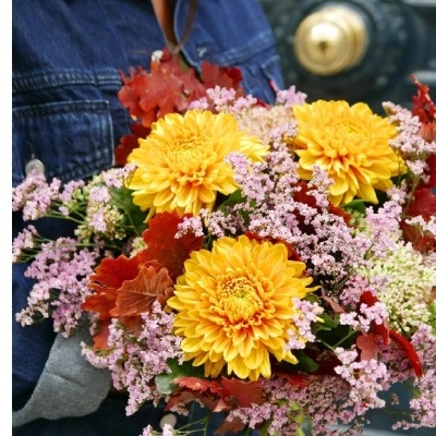 Bouquet de fleurs d'automne - Cerfontaine