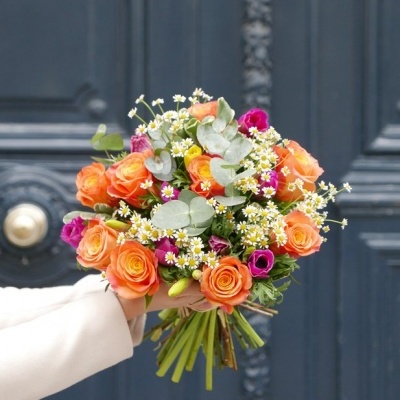 BOUQUET DE FLEURS DES OISEAUX