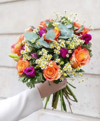 BOUQUET DE FLEURS DES OISEAUX BOUQUET DE FLEURS DES OISEAUX