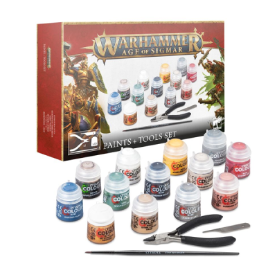 Age of Sigmar Paint + Tools Set