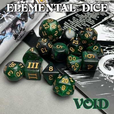 DCC RPG Dice - Elemental Dice: Void