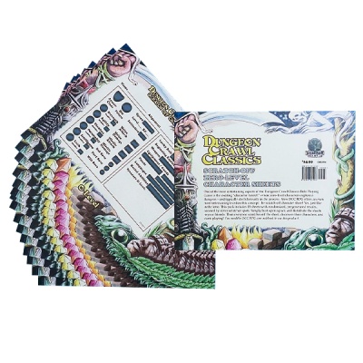 DCC RPG Scratch-Off Character Sheets