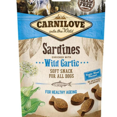 Carnilove Dog Snack Suave de Sardinha & Alho Selvagem