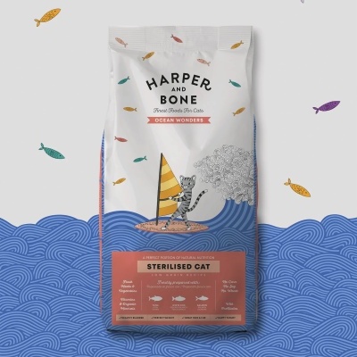 Harper and Bone Cat Sterilised Ocean Wonders