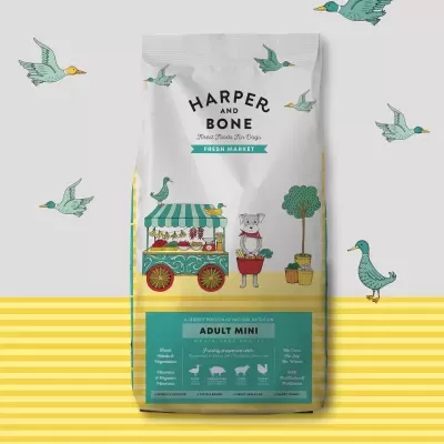 Harper and Bone Dog Adult Mini Fresh Market