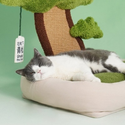 Cama/Arranhador para Gato - Green Lucky Tree