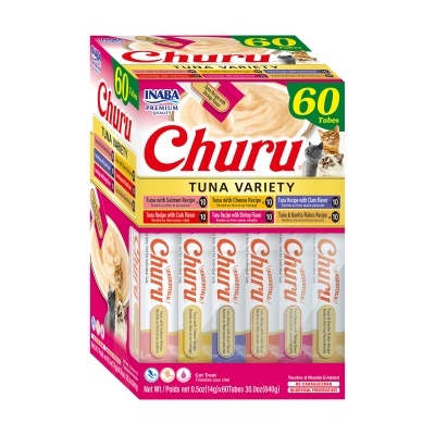 Churu Cat Sortido de Atum (Pack 60 uni.)