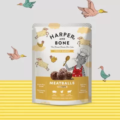 Harper and Bone Cat Almôndegas Fresh Market