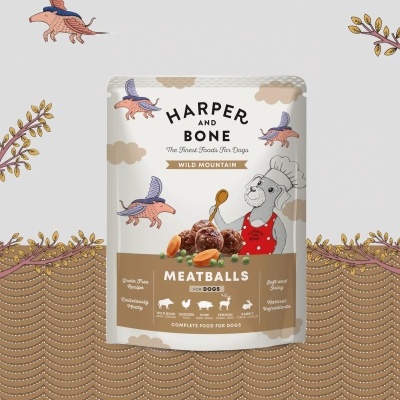 Harper and Bone Dog Almôndegas Wild Mountain