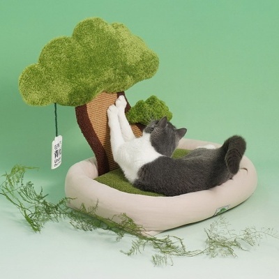 Cama/Arranhador para Gato - Green Lucky Tree