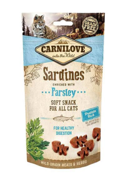 Carnilove Cat Snack de Sardinha & Salsa
