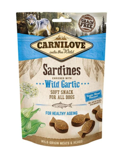 Carnilove Dog Snack Suave de Sardinha & Alho Selvagem