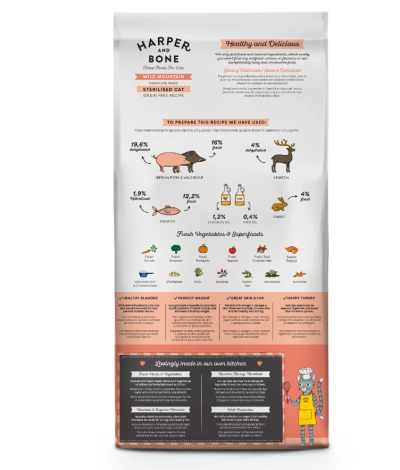 Harper and Bone Cat Sterilised Wild Mountain