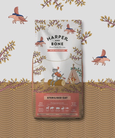 Harper and Bone Cat Sterilised Wild Mountain