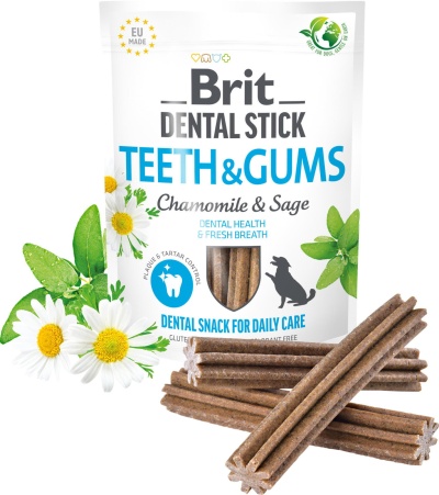 Brit Dental Stick Dentes e Gengivas com Camomila & Sálvia