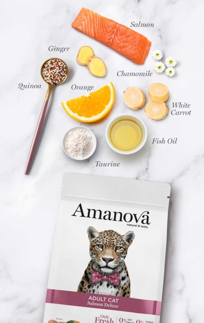 Amanova Adult Cat Salmon Deluxe