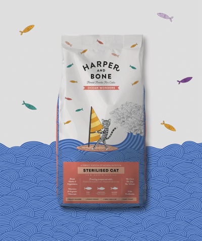 Harper and Bone Cat Sterilised Ocean Wonders