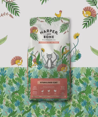 Harper and Bone Cat Sterilized Flavours of the Farm