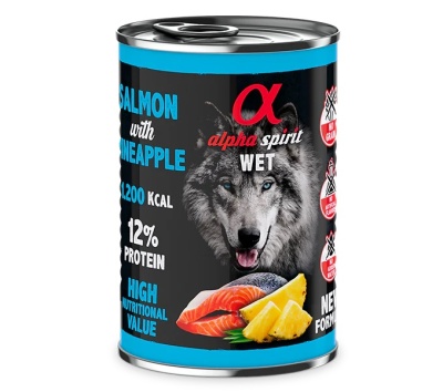 Alpha Spirit Salmão com Abacaxi (400g)