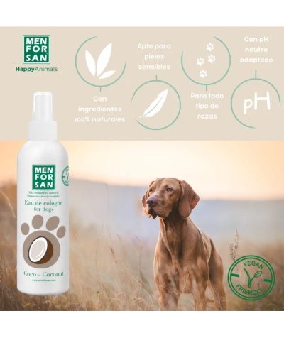 Menforsan Colónia para Cães Côco (125ml)