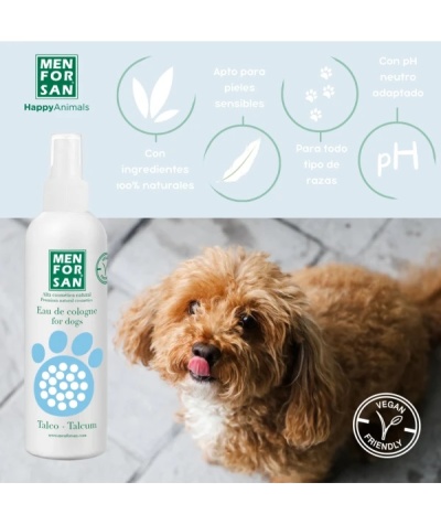 Menforsan Colónia para Cães Talco (125ml)